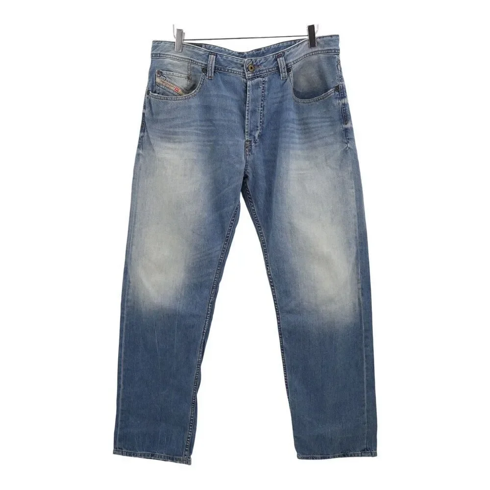 Diesel Larkee Relaxed Blue Regular Comfort Straight Jeans Mens Size 36 x 32